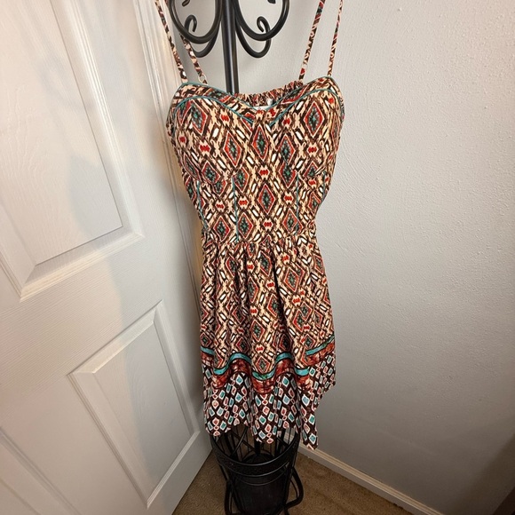 American Rag Brown Tan Sleeveless Sundress - Picture 3 of 12